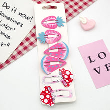 Load image into Gallery viewer, 6PCS/lot Baby Girls Cute Cartoon Animal Fruit Hair pins Kids BB Hair Clip Children Barrette Hairpin Accessories Birthday Gift
