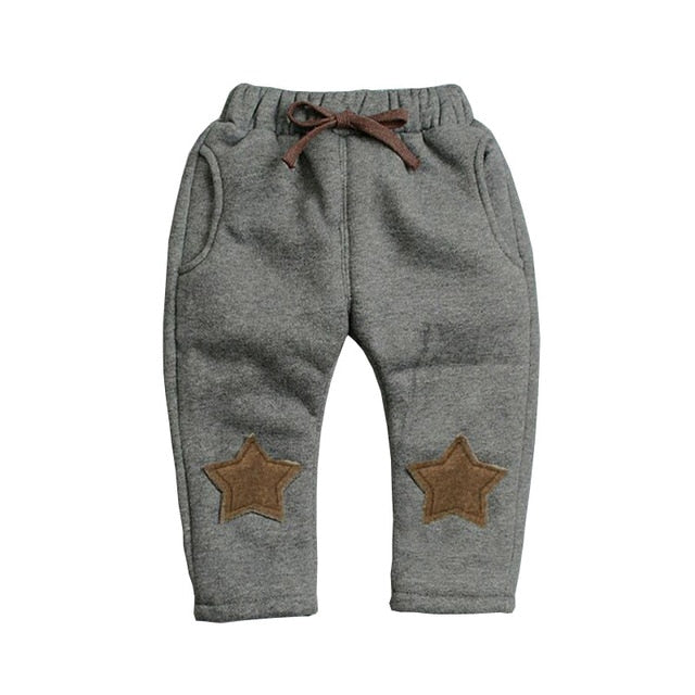 BibiCola boys pants new winter kids thicken pants children boy casual warm cashmere velvet trousers for baby boys leggings