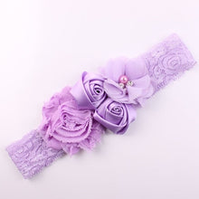 Load image into Gallery viewer, ideacherry Lace Baby Headband Chic Lace Flower Princess Girls Newborn Infant Headwear Bow Headdress for Toddler Hair Accessories