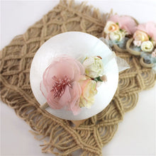 Load image into Gallery viewer, BalleenShiny Princess Flower Headband Newborn Baby Boy Girl Artificial Floral Photography Prop Hair Accessories Infant Headwear