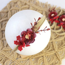 Load image into Gallery viewer, BalleenShiny Princess Flower Headband Newborn Baby Boy Girl Artificial Floral Photography Prop Hair Accessories Infant Headwear